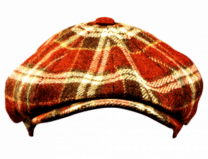 Stetson "Hatteras,karrierte rote Mütze, Sfr. 85.-